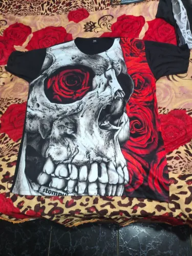 Stompy Camisetas - Catrina Tattoo Tatuagem Artwork Promoção