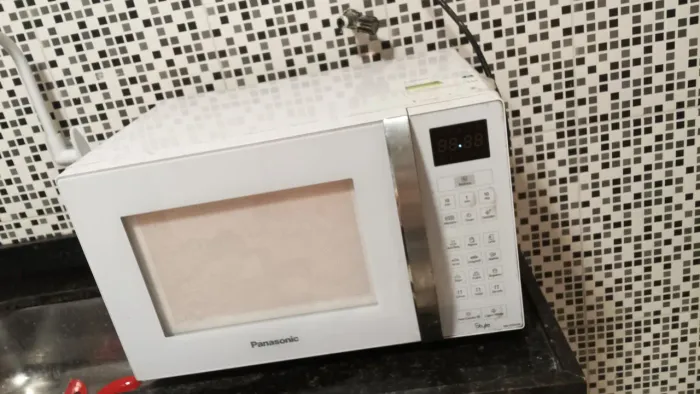 Microondas com defeito