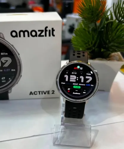 SmartWatch Xiaomi Amazfit Active 2 Round (com GPS) - Novo
