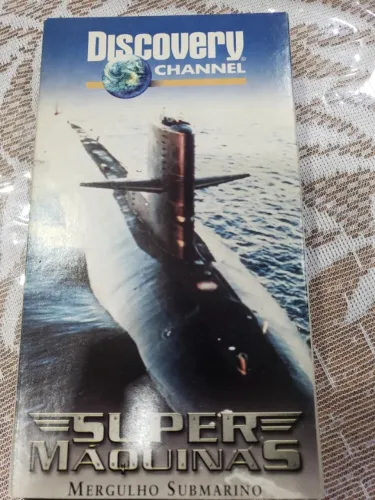 VHS Discovery Channel "Super Máquinas: MERGULHO SUBMARINO"