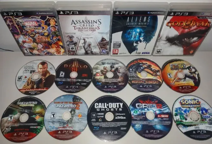 COLEÇÃO GAMES PS3 BARATINHOS E RELÍQUIAS! Parcelo 12x! ENTREGO BH!