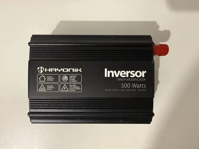 Inversor hayonik 500watts 12v/127ac