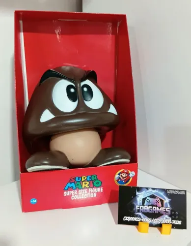 Boneco GOMBA do super Mario. Novo. Aqui na LOJA FABGAMES. Loja física