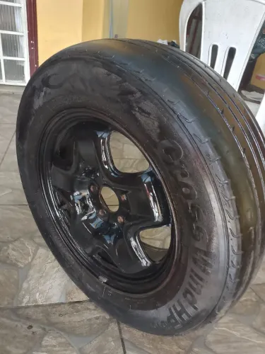 Aro 16 com pneu meia vida 