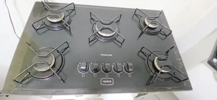 Fogão Cooktop com gabinete 