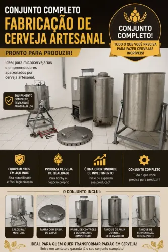 Fábrica de cerveja artesanal