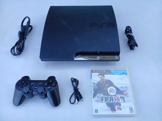 PS3 Slim Desb. 320 GB CFW - Envio OLX Pay