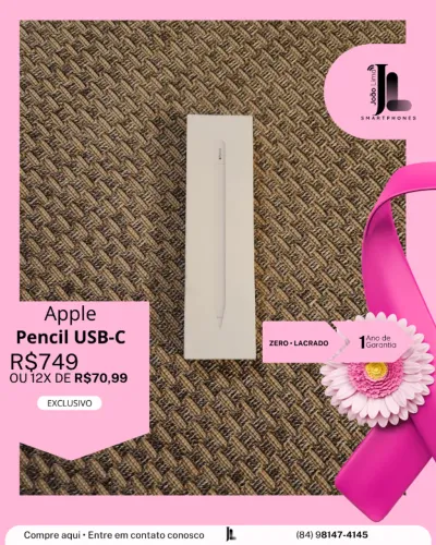 APPLE PENCIL USB-C, LACRADO, EXCLUSIVO!
