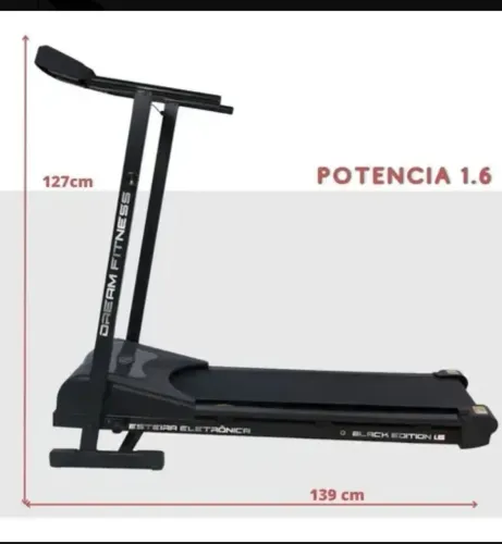 Esteira elétrica ergométrica Dream Fitness ótimo estado