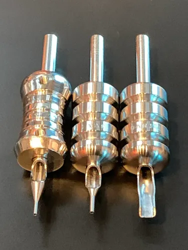 3 Ponteiras aço inox grip 30 mm