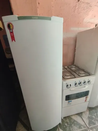 Kit cozinha - geladeira + fogão 4 bocas