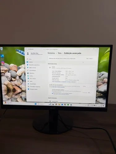 Monitor 23 Full HD 75hz Acer