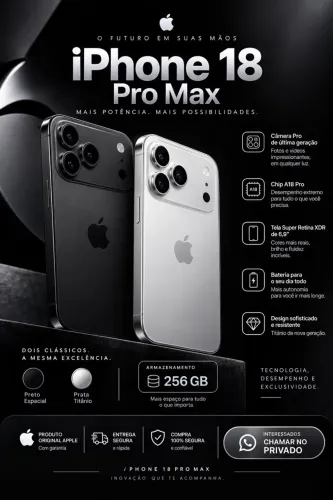 iPhone 18 pro max 256 gb