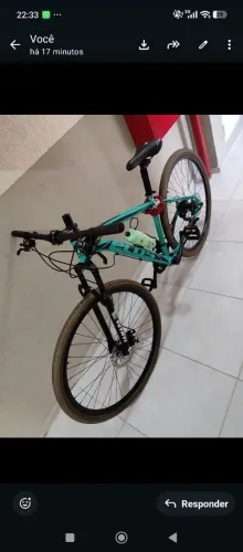 Vendo bicicleta aro 29 com raio inox freio hidráulico jante vmxx 