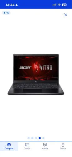 Vendo notebook gamer Acer Nitro 5