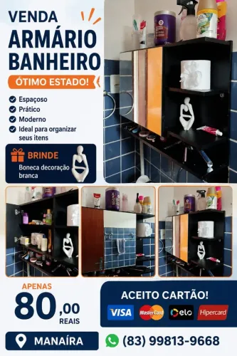 Armario para banheiro. versatil ,Util Brindi figura mujer