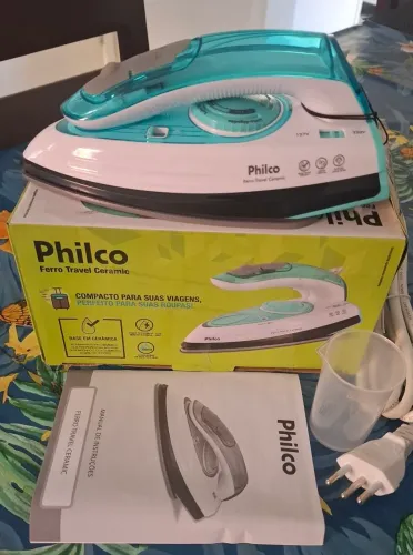 Ferro De Passar a Vapor Philco Travel Ceramic só 70 reais
