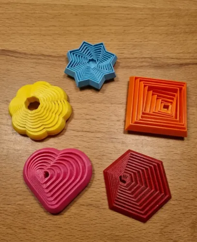 Brinquedo sensorial 3D mais hipnótico