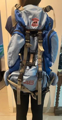 Mochila semi-cargueira Trilhas & Rumos Crampon Tech 48 litros