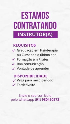Instrutor(a) de pilates
