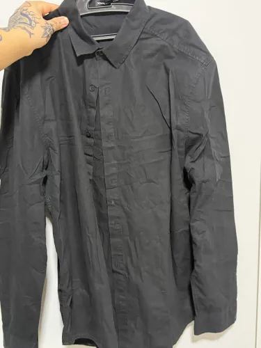 Camisa social Hering básicos, 100% algodão, tamanho XXG/XXL