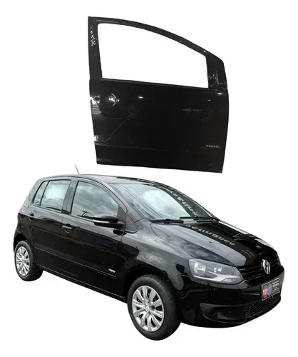 Porta Dianteira Direita Volkswagen Fox 2014 A 2020 Dianteira Direita Preto