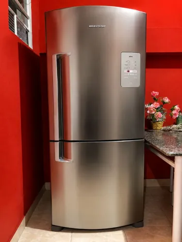 Geladeira inox