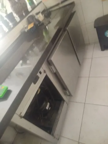 Balcão e frisar inox