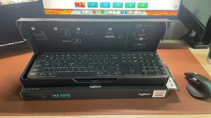BARATO - Teclado Mx Keys - Perfeitas condições
