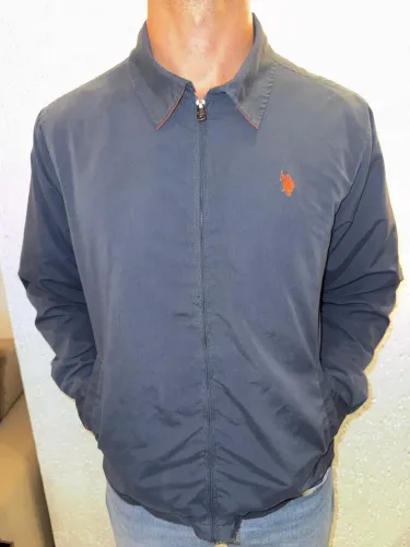 Jaqueta masculina Us Polo Assn azul marinho