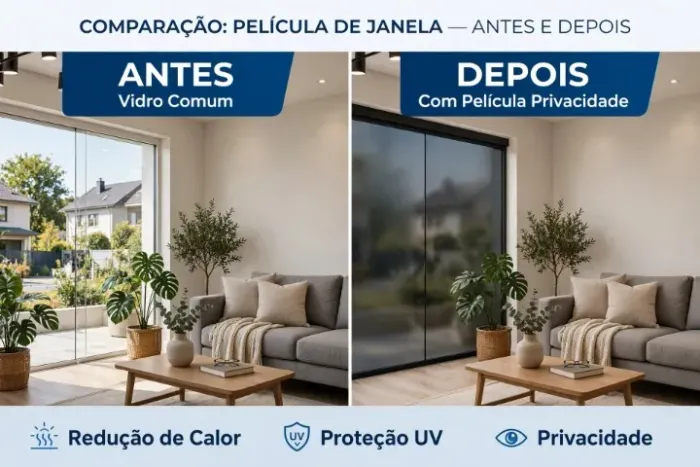 Aplicação de película residencial