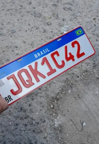 Trabalhamos com placa Mercosul é luminosa para carro é moto