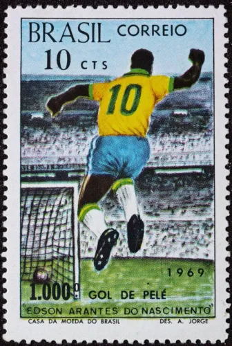 Selo dos Mils gol do Pelé 