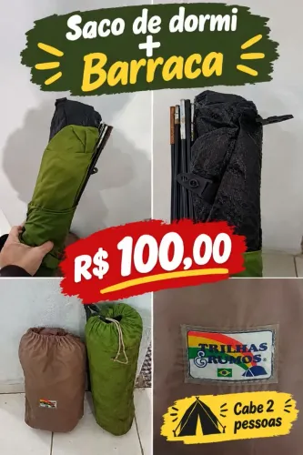 Barra e saco de dormi