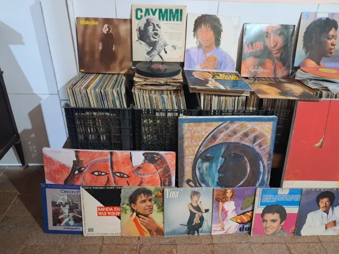 Lote para decoração mais de 1000 LP vinil