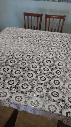 Toalha de crochê
