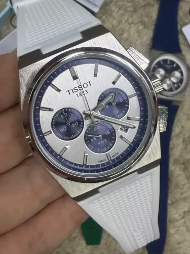 Relógio Masculino Tissot PRX Borracha Aço 316L
