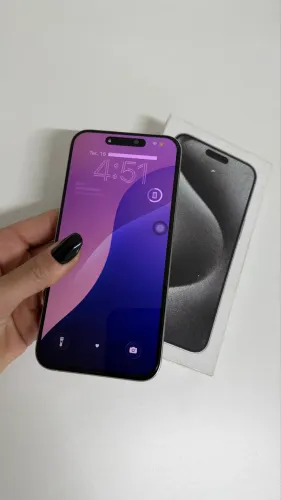 iPhone 15 Pro Max 256GB Prata | Caixa + NF | Excelente Estado