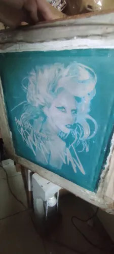 200 telas Silkscreen estamparia de camisetas diversas bandas e modelos 