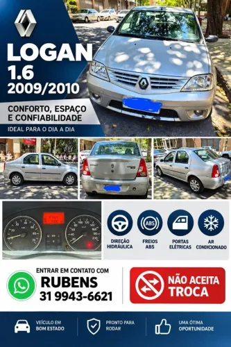 Renault Logan Expression Hi-flex 1.6 8V 4P 2010
