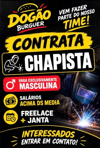 vaga masculina ! 
