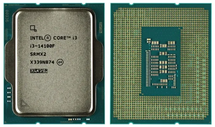 Processador Intel i3 14100F 14th Gen (NÃO ACOMPANHA COOLER)