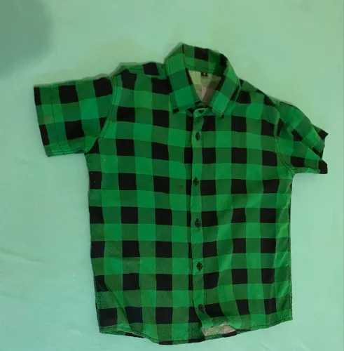Blusa xadrez infantil