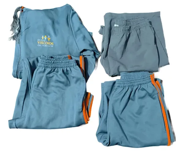Lote contendo 4 peças de roupas uniforme Colégio Visconde de Itaboraí