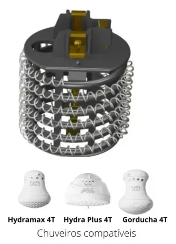 Resistência Ducha Gorduxa 4T 5700w 220v Hydra