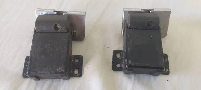 Par de dobradiça toca disco som antigo gradiente Sony evadin CCE Philips radiola vitrola