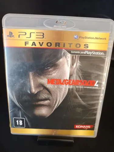 Jogo Metal Gear Solid 4 PS3 favoritos