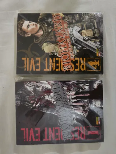 Mangá Resident Evil 1 e 4
