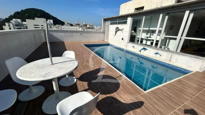 Cobertura com piscina à venda | Guarujá | Guarujá | 254 m² | 3 dormitórios | 2 Vagas