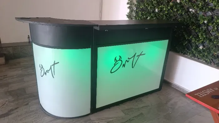 Balcão com LED mdf maravilhoso e imponente